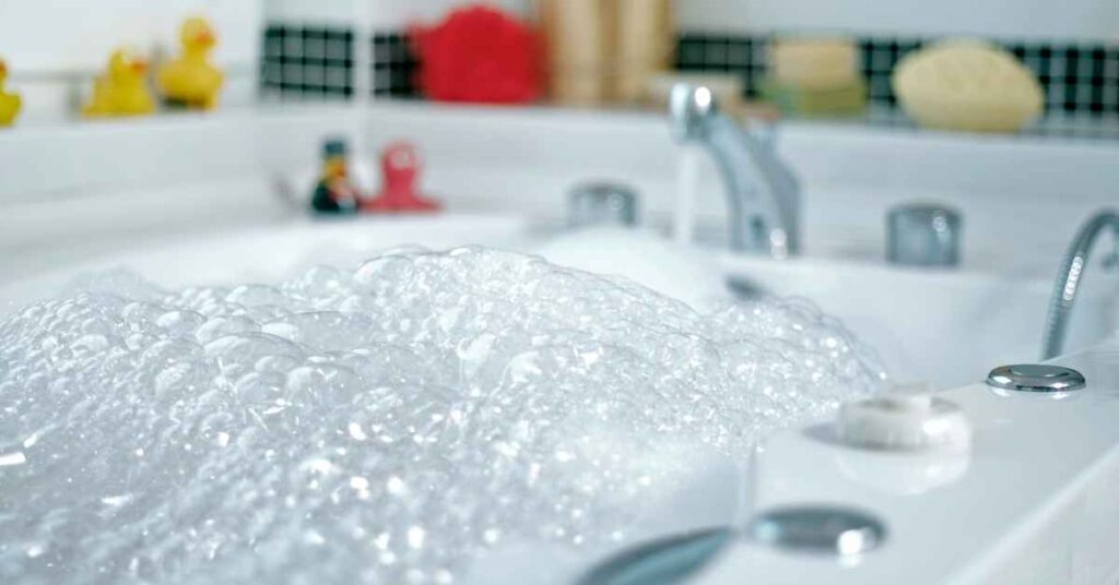 How to Get Rid of Soap Bubbles in Bathtub